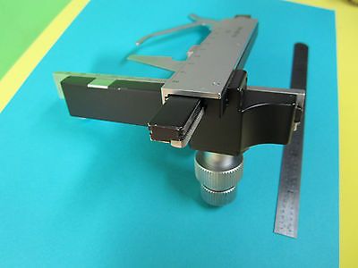 MICROSCOPE PART STAGE MICROMETER NICE LEITZ WETZLAR GERMANY OPTICS BIN#HM-LUX