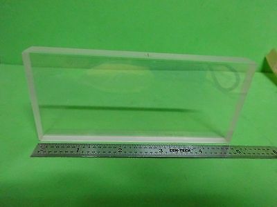 OPTICAL COATED RECTANGULAR WINDOW LASER OPTICS AS IS BIN#36-FT-11