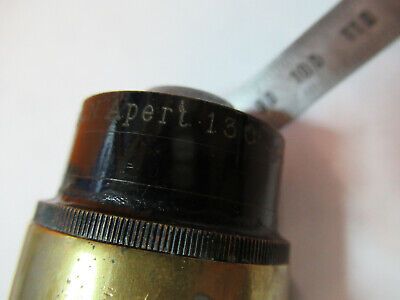 ANTIQUE ZEISS BRASS CONDENSER OPTICS MICROSCOPE PART AS PICTURED &P9-A-106