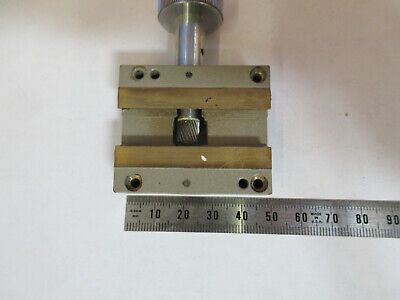 VICKERS UK ENGLAND CONDENSER STAGE DOVETAIL MICROSCOPE PART AS PICTURED P3-A-37