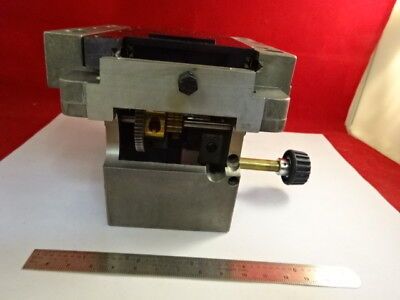 LEICA DMRB STAGE MECHANISM MICROMETER MICROSCOPE PART AS IS #67-96