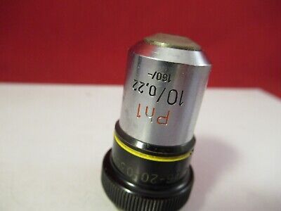 CARL ZEISS OBJECTIVE 10X /160 PH1 OPTICS MICROSCOPE PART AS PICTURED &P8-A-14