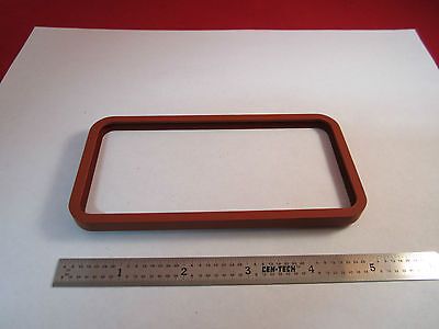 OPTICAL LARGE GLASS WINDOW SILICON GASKET LASER OPTICS BIN#5M-29