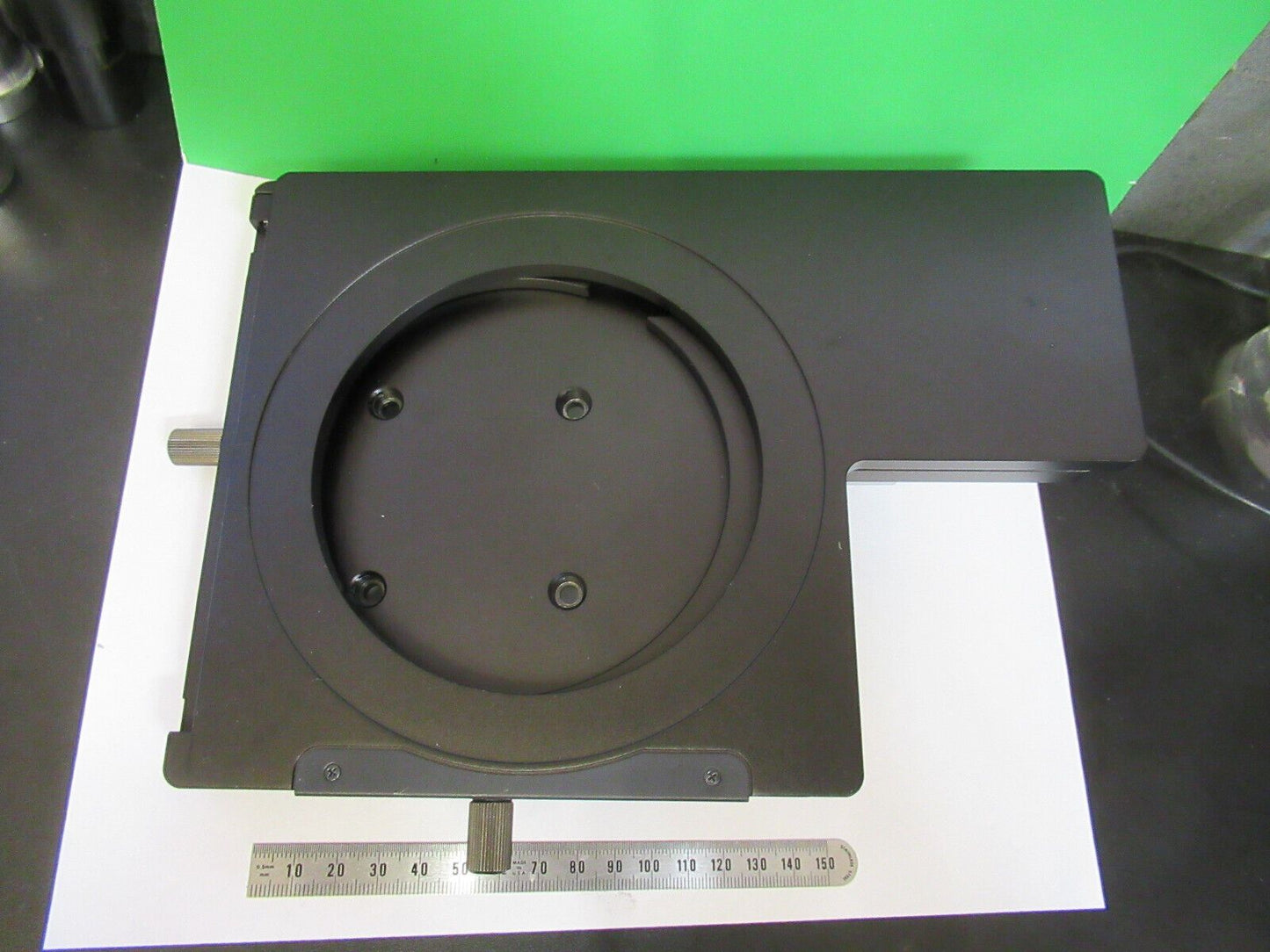 FISHER SCIENTIFIC JAPAN  XY STAGE TABLE MICROSCOPE PART AS PICTURED W5-B-121