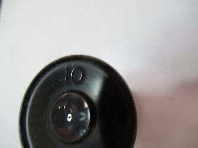 ANTIQUE SPENCER BUFFALO EYEPIECE 10X LENS MICROSCOPE PART AS PICTURED &FT-1-A-09