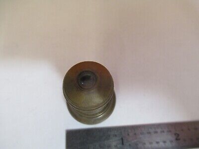 ANTIQUE BRASS UNKNOWN 2/3 OBJECTIVE MICROSCOPE PART AS PICTURED &7B-B-42