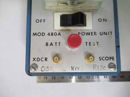 PCB PIEZOTRONICS ICP POWER SUPPLY 480A for ACCELEROMETER AS PICTURED &R4-A-01