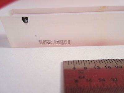 OPTICAL LONG BAR  GLASS LASER OPTICS BIN#8X