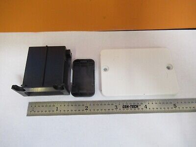 LEICA DMRB GERMANY LOT PLASTIC PLATES MICROSCOPE PART AS PICTURED &47-A-07