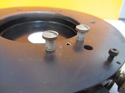 VICKERS UK ENGLAND POLARIZER STAGE TABLE MICROSCOPE PART AS PICTURED &1E-C-51