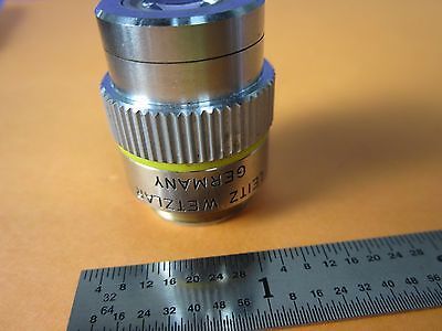 MICROSCOPE LEITZ WETZLAR GERMANY INFINITY OBJECTIVE 10X OPTICS BIN#35-08