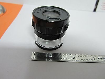 MICROSCOPE portable SPI lupe lope 10x + reticle OPTICS BIN#45-11