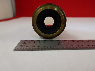 MICROSCOPE PART ZEISS GERMANY POLARIZER OBJECTIVE 6.3X POL OPTICS AS IS #T2-B-02