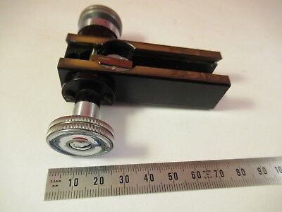 LEITZ WETZLAR GERMANY POL STAGE MICROMETER MICROSCOPE PART AS PICTURED &FT-4-63