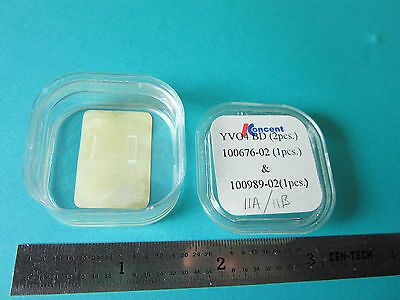 OPTICAL YVO4 VANADATE CRYSTAL DOUBLING FREQUENCY LASER OPTICS BIN#B2-19