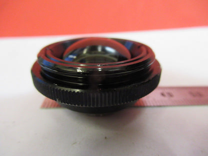 MEIJI JAPAN LENS for CONDENSER MICROSCOPE PART AS PICTURED H9-B-31