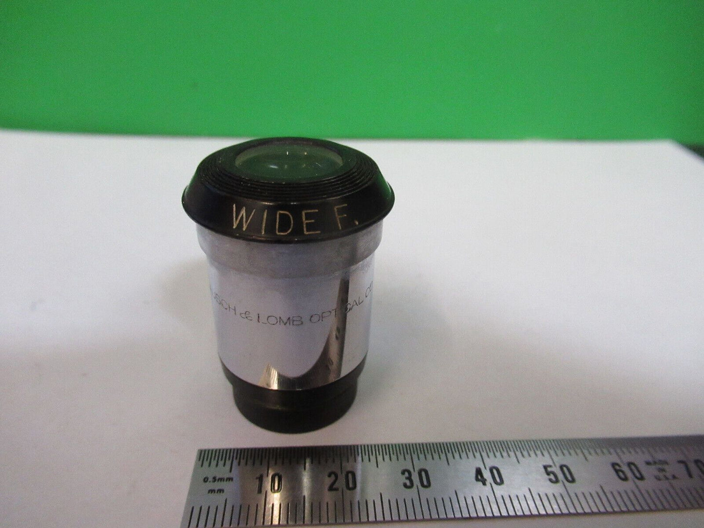 BAUSCH LOMB 10X  WIDE F. EYEPIECE OPTICS MICROSCOPE PART AS PICTURED P2-B-86