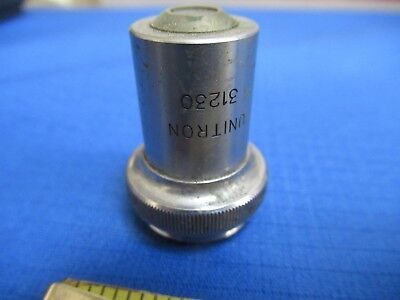 UNITRON JAPAN OBJECTIVE 10X OPTICS MICROSCOPE PART AS PICTURED &S1-A-14