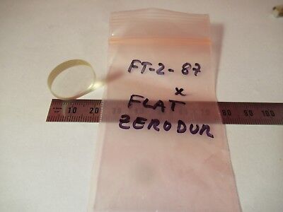 OPTICAL FLAT ZERODUR 20mm DIAMETER POLISHED PRO OPTICS AS PICTURED &FT-2-87