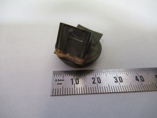 ANTIQUE BRASS MOUNTED PRISM UNKNOWN COLLIMATOR SCOPE PART AS PICTURED Z6-A-13