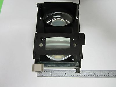 OPTICAL ILLUMINATOR ASSEMBLY MIRROR + LENS + FILTER LASER OPTICS AS IS BIN#L3-40