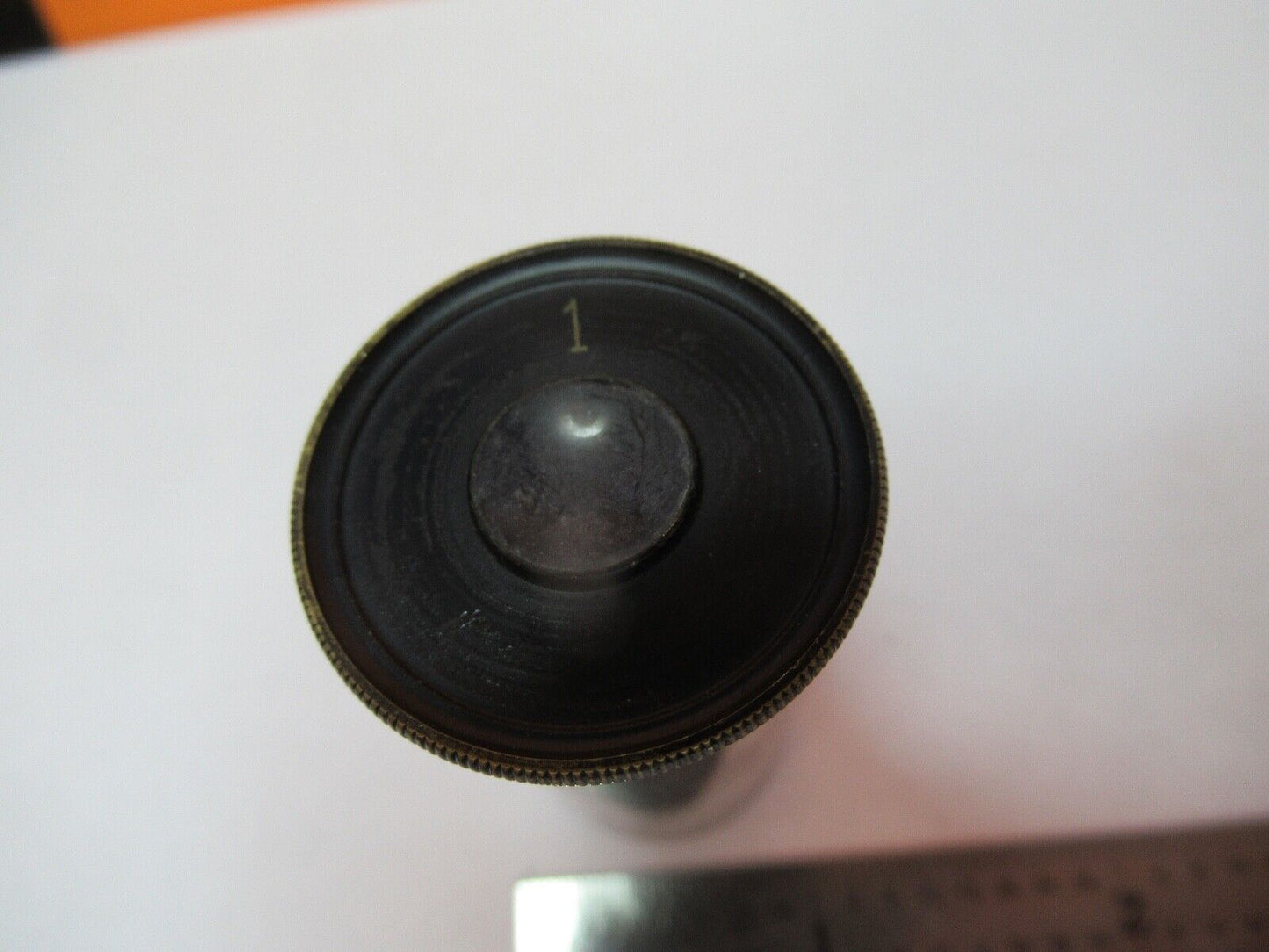 BAUSCH LOMB ANTIQUE EYEPIECE "1" OPTICS MICROSCOPE PART AS PICTURED &85-B-07