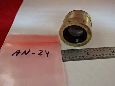 MICROSCOPE PART MOUNTED LENS OPTICS AS IS #AN-24