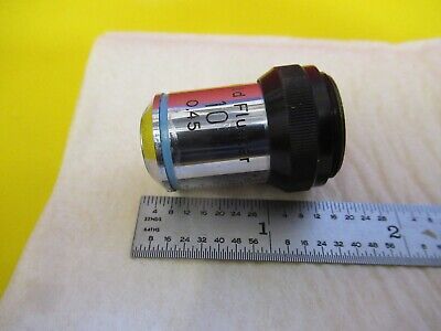 WILD SWISS 10X OBJECTIVE FLUOTAR MICROSCOPE PART OPTICS AS PICTURED &16-C-60