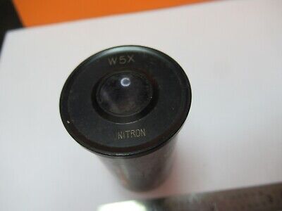 UNITRON JAPAN W5X EYEPIECE OCULAR OPTICS MICROSCOPE PART AS PICTURED &W8-A-21