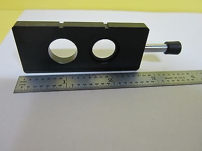 MICROSCOPE PART LEITZ GERMANY SLIDE FILTER 553392 OPTICS AS IS BIN#U2-B-24