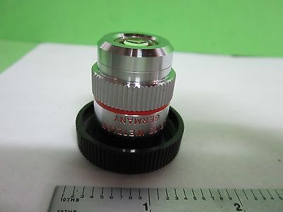 MICROSCOPE PART OBJECTIVE LEITZ GERMANY 5X NPL INFINITY OPTICS AS IS BIN#S9-11