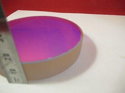 OPTICAL FLAT 1/10 WAVE COATED ZERODUR BEAM SPLITTER 3" DIAMETER OPTICS &14-A-10