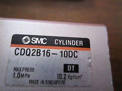 CONTROL SMC CYLINDER PNEUMATIC JAPAN AUTOMATION CDQ2B16-10DC OPTICS BIN #7B