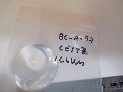 LEITZ WETZLAR ILLUMINATOR LENS BI CONVEX MICROSCOPE PART AS PICTURED &8C-A-97