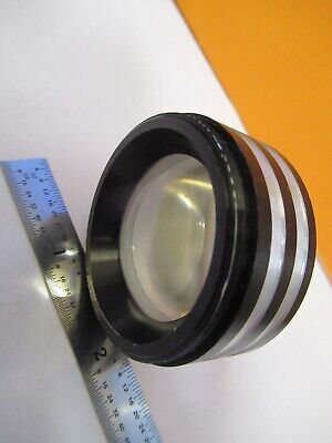 UNKNOWN MAKER 2X STEREO OBJECTIVE MICROSCOPE PART OPTICS AS PICTURED &85-B-77