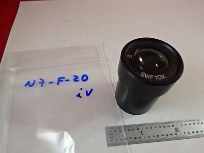 MICROSCOPE PART MITUTOYO JAPAN SWF 10X S EYEPIECE OCULAR OPTICS AS IS B#N7-F-20