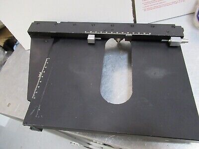 FOR PARTS ZEISS IN35 STAGE TABLE [broken stick] moves fine MICROSCOPE PART &TC-2