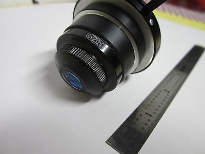 MICROSCOPE OPTICAL PART CONDENSER + IRIS  OLYMPUS JAPAN  OPTICS BIN#E2-09