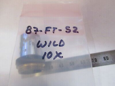 WILD HEERBRUGG SWISS OBJECTIVE 10X FAIR MICROSCOPE PART AS PICTURED &87-FT-52