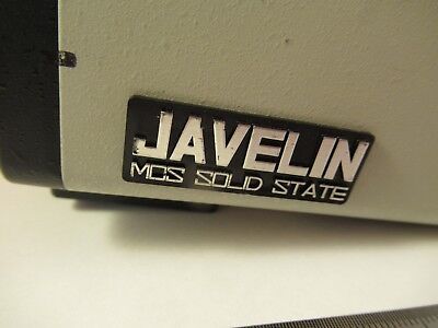 JAVELIN CCD CAMERA MCS JE3362 MICROSCOPE PART AS PICTURED #FT-4-122