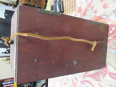 ANTIQUE BAUSCH LOMB EMPTY WOOD CABINET for MICROSCOPE AS PICTURED &TD-5b