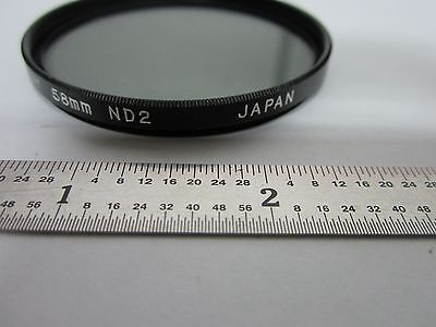 OPTICAL QUANTARAY  FILTER 58 mm ND2 LASER OPTICS BIN#F2-101