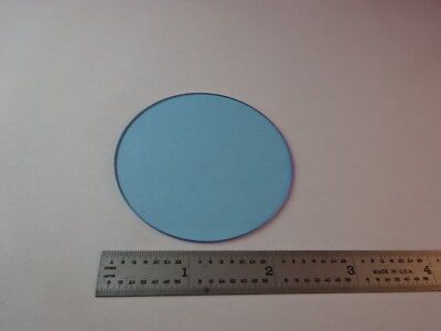 OPTICAL BLUE GLASS FILTER OPTICS AS IS  #83-A-36