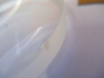 OPTICAL BK7 CONVEX CONCAVE LARGE LENS [chip edge) OPTICS AS PICTURED &27-B-13