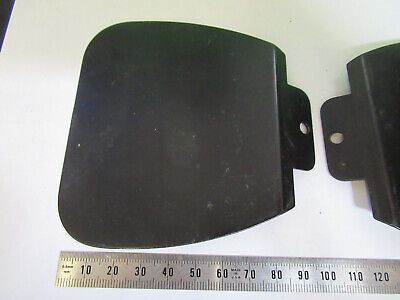 AO AMERICAN OPTICS FLATS SPECIMEN MICROSCOPE PART OPTICS AS PICTURED &z9-a-121