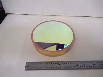 OPTICAL FLAT COATED 3" DIAMETER ZERODUR LASER OPTICS AS PICTURED &16-A-09