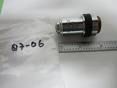 MICROSCOPE PART BAUSCH LOMB 100X OBJECTIVE OPTICS AS IS BIN#Q7-06