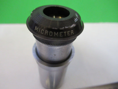 BAUSCH LOMB MICROMETER EYEPIECE OCULAR MICROSCOPE PART AS PICTURED &S2-C-38