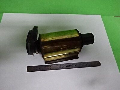 MICROSCOPE PART BRASS SPENCER VINTAGE TUBUS + NOSEPIECE AS IS #B2-M-18