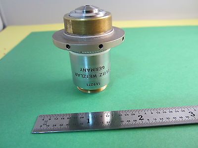 MICROSCOPE INTERFEROMETER PART LEITZ GERMANY OBJECTIVE FLUOTAR 100X OPTICS BN#A7